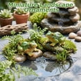 thumbnail image 6 of Anewi Frog Statues, Miniature Resin Animal Sculptures for Fairy Garden Accessories, Fish Tank Ornaments, Outdoor Yard and Patio Micro Landscape, 1 Piece, 6 of 10
