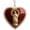 Navy, variant on WMGHA Beaded Heart Ornaments - Rustic Hanging Love Decorations, Farmhouse Wall Decor, Romantic Gifts for Her, Him, or Couples - Handmade Valentine's Day & Mother's Day Decor