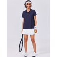 thumbnail image 3 of Pinspark Polo Shirts for Women Moisture Wicking Golf Shirt Lightwight Tennis Top Performance Workout Tshirt Sun Protection Sport Tops with Collar, 3 of 6