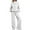 62#White, variant on Two Piece Sets for Women Mock Neck Matching Sets Loungewear Fall Clothes Travel Outfits Fashion 2025 Beige XXL