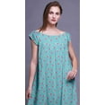 thumbnail image 3 of Bimba Vêtements de Nuit pour Femmes Nuisette Imprimée en Rayonne Longue Robe Maxi Vêtements de Nuit, 3 of 4