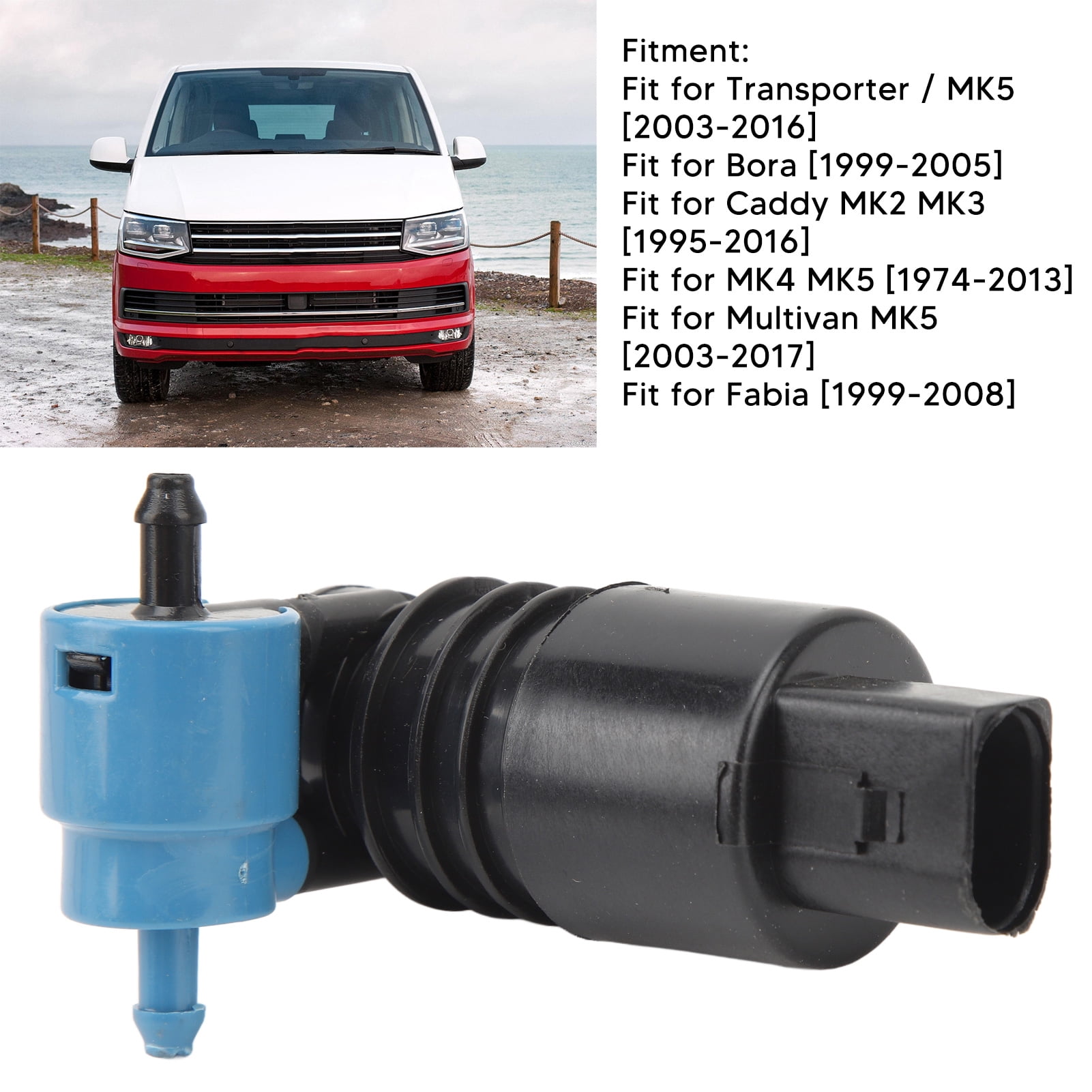 2-Pack Windshield Wiper Nozzle Sprayers For 2008-2012 Ford Fusion