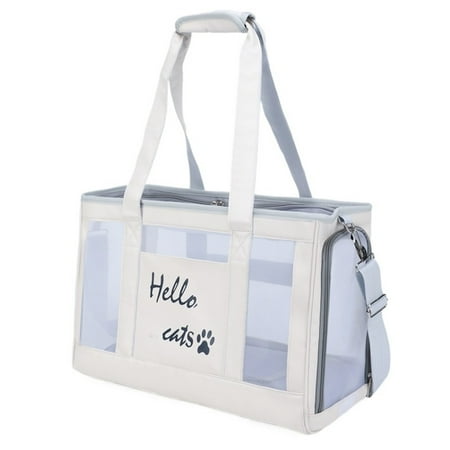 FL Pet Carrier Small Dog Cat Puppy Kitty Carry Shoulder Handbag Bag Outer Fashion Transparent Travel Carriers Bag
