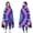 Colorful Tie Dye, variant on Wearable Blanket,Colorful Tie Dye Mandala Pattern Hooded Wearable Flannel Blanket for Adults & Teens,Winter Poncho Shawl Wrap Cape Cozy Anti-Pill,50"x60"