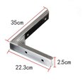 thumbnail image 1 of 1pcs 6-20inch Thickened Stainless Steel Triangle Bracket Under Marble Countertop Support Wash Basin Shelf Bracket Hardware Z, 1 of 5