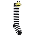 thumbnail image 3 of Caoirhny Halloween Knee High Socks Cosplay Striped Stockings for Halloween Girls Bee Costume, 3 of 6