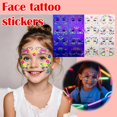 thumbnail image 2 of SharkTRUE Glowing Princess Face & Body Paint: Safe, Waterproof, Easy-to-Use Tattoo Effect for Kids' Fun, 2 of 8