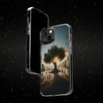 thumbnail image 6 of DistinctInk Hybrid (Acrylic / TPU) Clear Slim Fit Case for Apple iPhone 13 (6.1" Screen) - "Harmony Under the Olive Tree: A Peaceful Palestine", 6 of 8