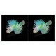 thumbnail image 4 of Methold Paisajismo Acuario Decoración Fluorescente Simulación Resplandor León Peces Tropical Pecera Ornamental Azul 2piezas Methold CBP005559, 4 of 5