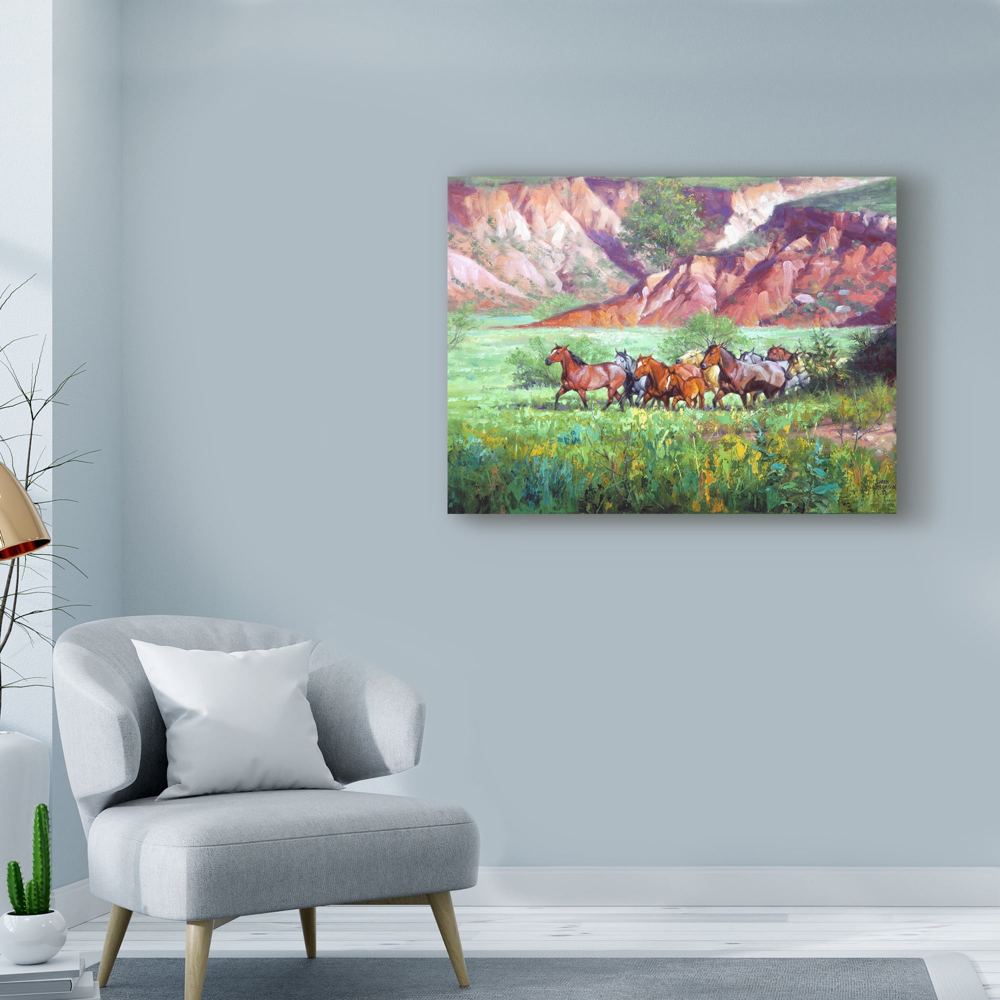 Trademark Fine Art 'On the Canyon Floor' Canvas Art by Jack Sorenson