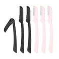 thumbnail image 1 of Maquinilla de Afeitar para Cejas Unique Bargains 6 uds color negro y rosa, 1 of 1