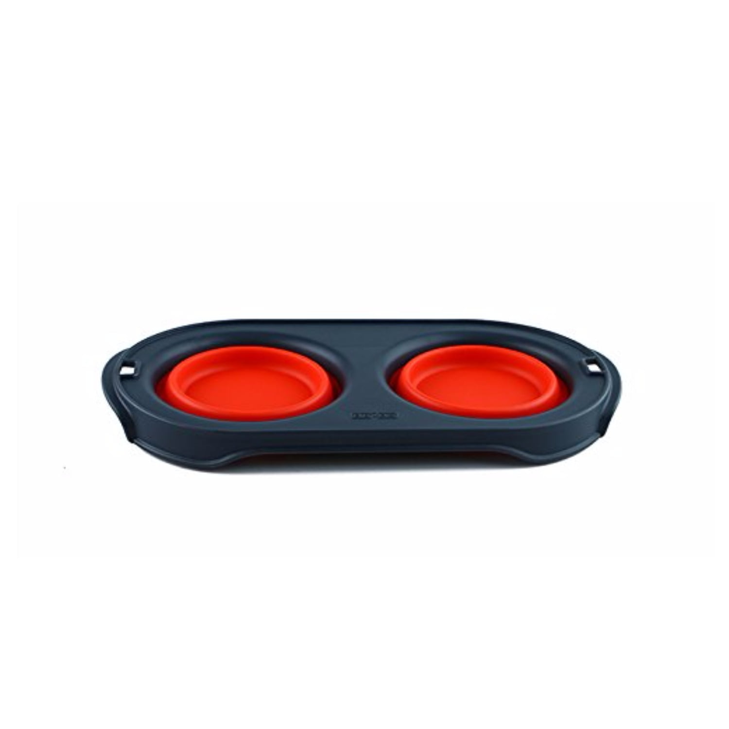 Pet Supplies Dexas Popware For Pets Double Bowl Collapsible Travel