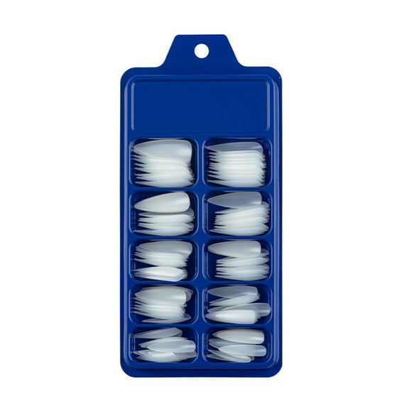 Beauos Clearance Colored Long Stiletto Press on Nails Full Cover Pointys Fake False Nails Artificial Fingernails for Women Girls Acrylic Nail Design Salon Manicure Extension, Fake Nails Clearance Sale