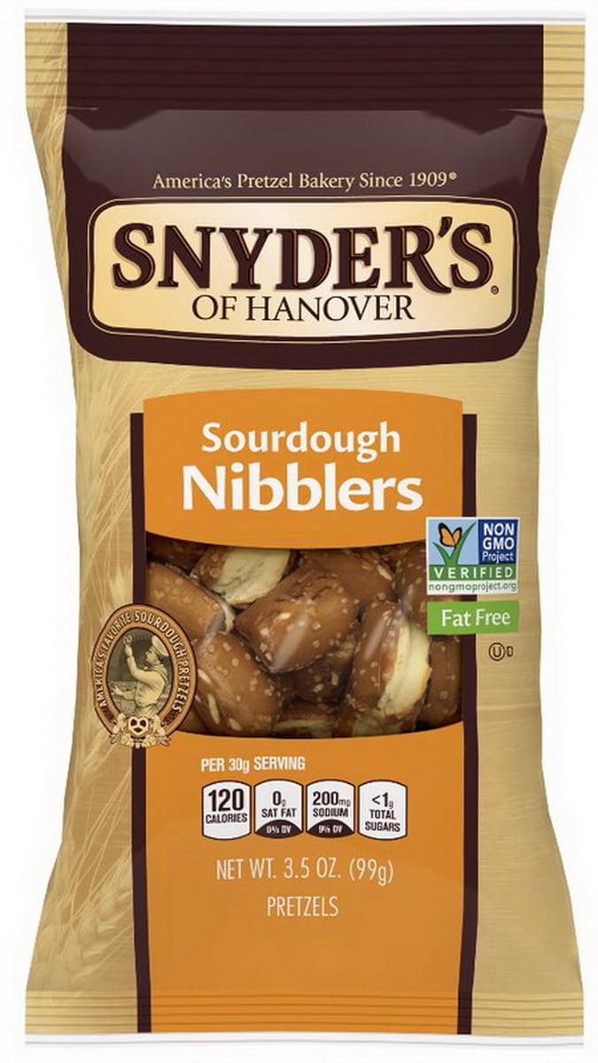 (Price/Case)Snyder'S Of Hanover Kosher Regular Nibbler Pretzel 3.5