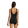 thumbnail image 2 of Lands' End Women's Chlorine Resistant Scoop Neck Soft Cup Tugless Sporty One Piece Swimsuit Print, 2 of 3