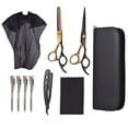 thumbnail image 1 of 10PCS Hairdressing Scissors Set Hair Cutting Scissors Kit Hair Thinning, 1 of 8
