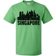 thumbnail image 3 of Inktastic Singapore City Skyline with Grunge T-Shirt, 3 of 5