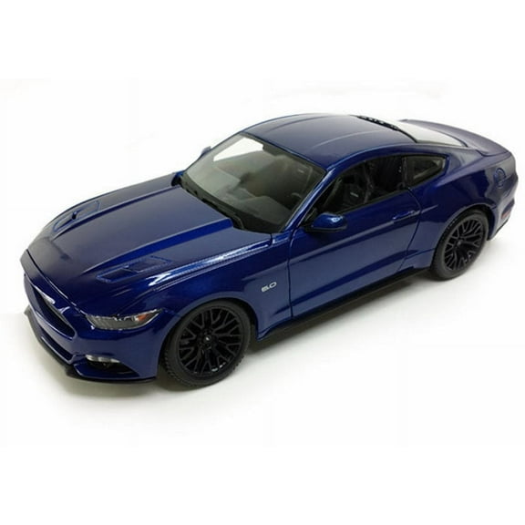 2015 Ford Mustang GT, Blue - Maisto 31508BU - 1/24 scale diecast model car