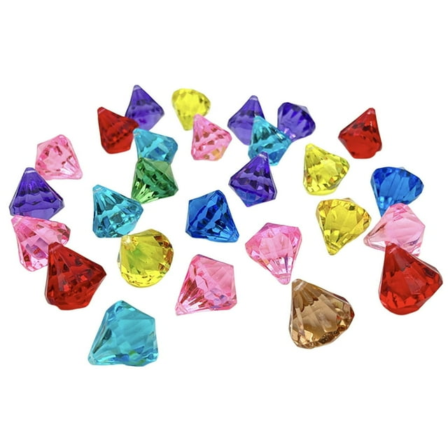 PENGXIANG 110Pcs Acrylic Gems Little Mermaid Party Decorations Sea Shells Table Scatters Fish Tank Decorations Home Decor Style A One Size