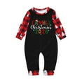 thumbnail image 2 of Pijamas familiares europeos con estampado navideño de moda, traje para padres e hijos, monos de poliéster para bebés., 2 of 3