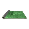 thumbnail image 2 of Ahgly Company Indoor Round Oriental Emerald Green Industrial Area Rugs, 5' Round, 2 of 4