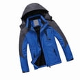 thumbnail image 1 of Veste Homme Montagne Imperméable Veste de Ski Veste Coupe-Vent Veste Chaude d'Hiver pour Camping Randonnée Ski, 1 of 7