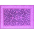 thumbnail image 1 of Ahgly Company Indoor Rectangle Oriental Purple Industrial Area Rugs, 2' x 5', 1 of 4