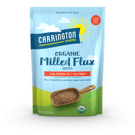 Carrington Farms Organic Milled Flax Seeds, 14 oz