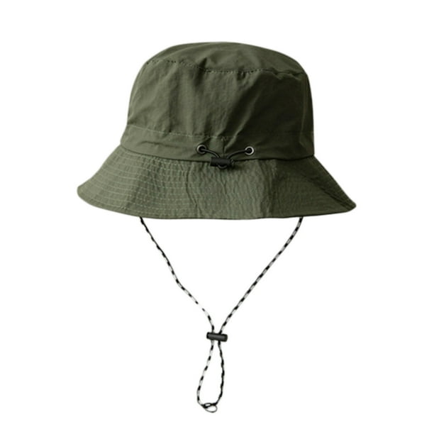Sombrero impermeable tipo cubo para mujer y hombre Sombrero para la lluvia UPF 50+ Sombrero de ala ancha Sombrero plegable de verano Sombrero flexible para la playa y la pesca
