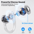thumbnail image 3 of Wireless Earbuds, Bluetooth 5.4 Sports Headphones, 50H Playback Over Ear Earbuds with ENC Noise Cancelling Mic, Deep Bass Fitness Earphones Gym Running Workout with Earhooks, IP7 Waterproof Headset, 3 of 12