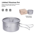 thumbnail image 4 of Juego de utensilios de cocina Boundless Voyage Titanium Pot 1.2 L para acampar, 4 of 9