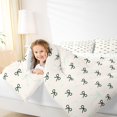 thumbnail image 4 of Manfei Coquette Bow 7pcs Queen Bedding,Fashion Bowknot Bedding Comforter Set Queen,Reversible, 4 of 7