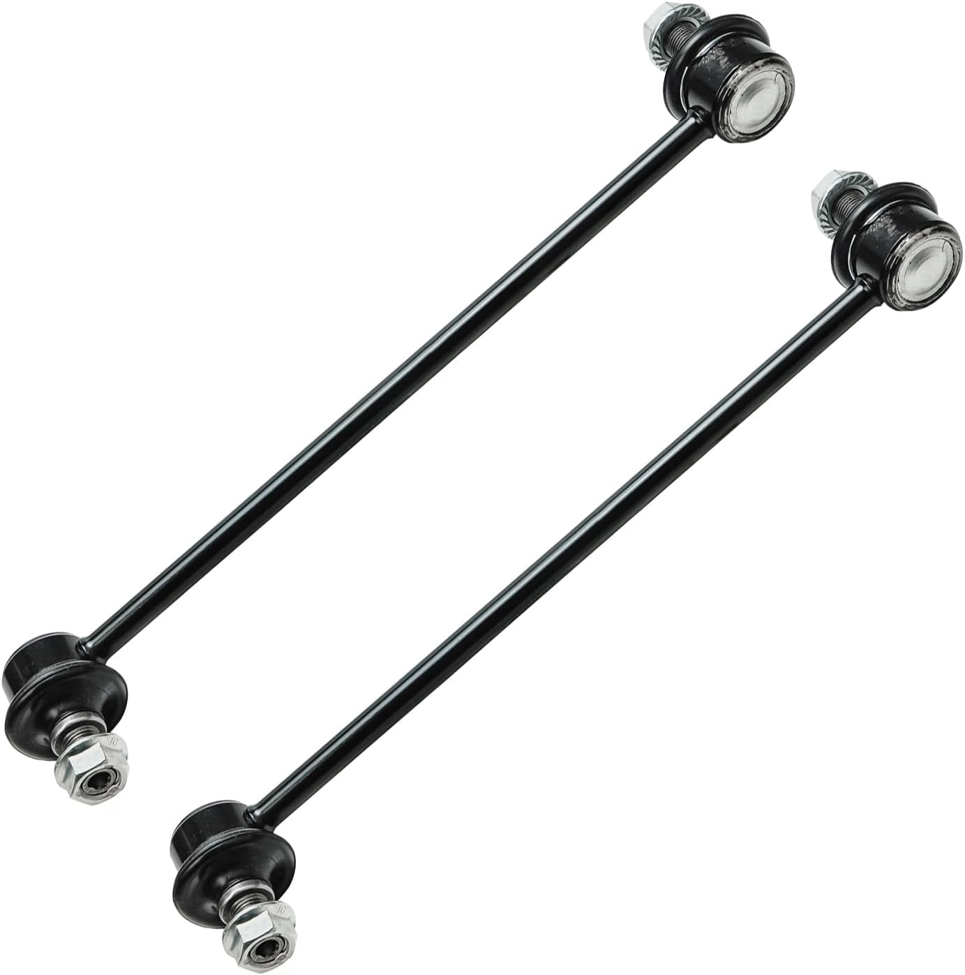 Detroit Axle - 6pc Front Suspension Kit for Toyota 2009-2019 Corolla 2009-2014 Matrix, 2 Sway Bar Links 4 Inner & Outer Tie Rod Ends 2010 2011 2012 2013 Replacement