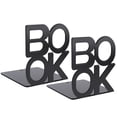 thumbnail image 2 of Sujetalibros de metal con forma de personaje de libro, para decoración de mesa escolar y hogar (140 mm), 2 of 14
