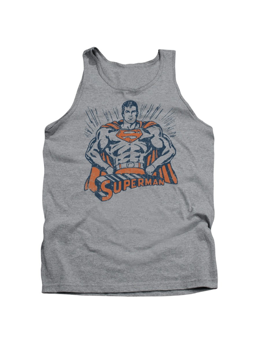 Superman DC Comics Vintage Stance Adult Tank Top Shirt - Walmart.com