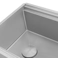 thumbnail image 4 of Ruvati RVH6222ST 33 in. 16 Gauge Stainless Steel Workstation Two Tiered Double Ledge Undermount Kitchen Sink, Silver, 4 of 7