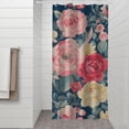 thumbnail image 2 of Pioneer Flower Floral Print Pattern Shower Curtain 36"x72" ,Bathroom Decorative Shower Curtains Set with 12 Hooks,Modern Waterproof Washable Shower Curtain, 2 of 6