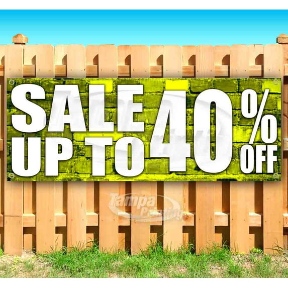 Sale Up To 40% Off 13 oz Vinyl Banner With Metal Grommets