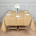 thumbnail image 3 of Square Tablecloth, Waterproof Polyester Table Cover, Wrinkle Resistant & Washable Fabric for Dining, Kitchen, Picnic, 60x60in(152x152cm), Wood Print, 3 of 6
