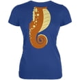 thumbnail image 1 of Halloween Seahorse Costume Orange Juniors Soft T Shirt, 1 of 1