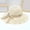 Beige, variant on AirLoni Women Woven Bucket Hat Ruffled Bowknot Decoration Wide Brim UV Protection Foldable Breathable Lightweight Beach Vacation Casual Summer Sun Hat Beige,One Size