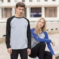 thumbnail image 3 of Skinnifit T-Shirt de Baseball Raglan à Manches Longues pour Hommes, 3 of 3