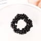 thumbnail image 3 of Paquete de 4 lazos para el cabello con perlas, coleteros para el cabello de tejido negro, accesorios elásticos para el cabello para mujeres y niñas, 3 of 5