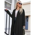 thumbnail image 2 of Weardear Women's Plus Size Long Cardigans Long Sleeve Duster Cardigan Lightweight Sweater, 2 of 5