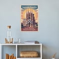 thumbnail image 4 of Inspirational Décor Sagrada Familia Motivational Poster Every Sunrise Renews Strength Wall Art for Office Classroom Dorm Library Meditation Study Canvas Poster, 4 of 8