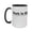 Black, variant on "Work In Silence" 15oz Minimalist Ceramic Mug - Durable & Stylish Drinkware for the Focused
