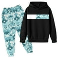 thumbnail image 4 of CHENge Boys Sweatsuit Set Thermal Boys Clothes 3t Fall Winter Casual Wear Sets(Black-c,5-6 Years), 4 of 4