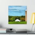 thumbnail image 4 of Silo in Moonlight - Canvas, 4 of 10