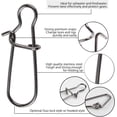 thumbnail image 3 of Sinker Slides for Fishing, Sinker Weight Silder Line Slide Sleeve Swivel Duo Lock Snaps for Saltwater Surf Bottom Fishing Fish Fider Rig Catfish Rig Blue Duo-Lock Snap 30 Pack Blue Duo-Lock Snap, 3 of 7