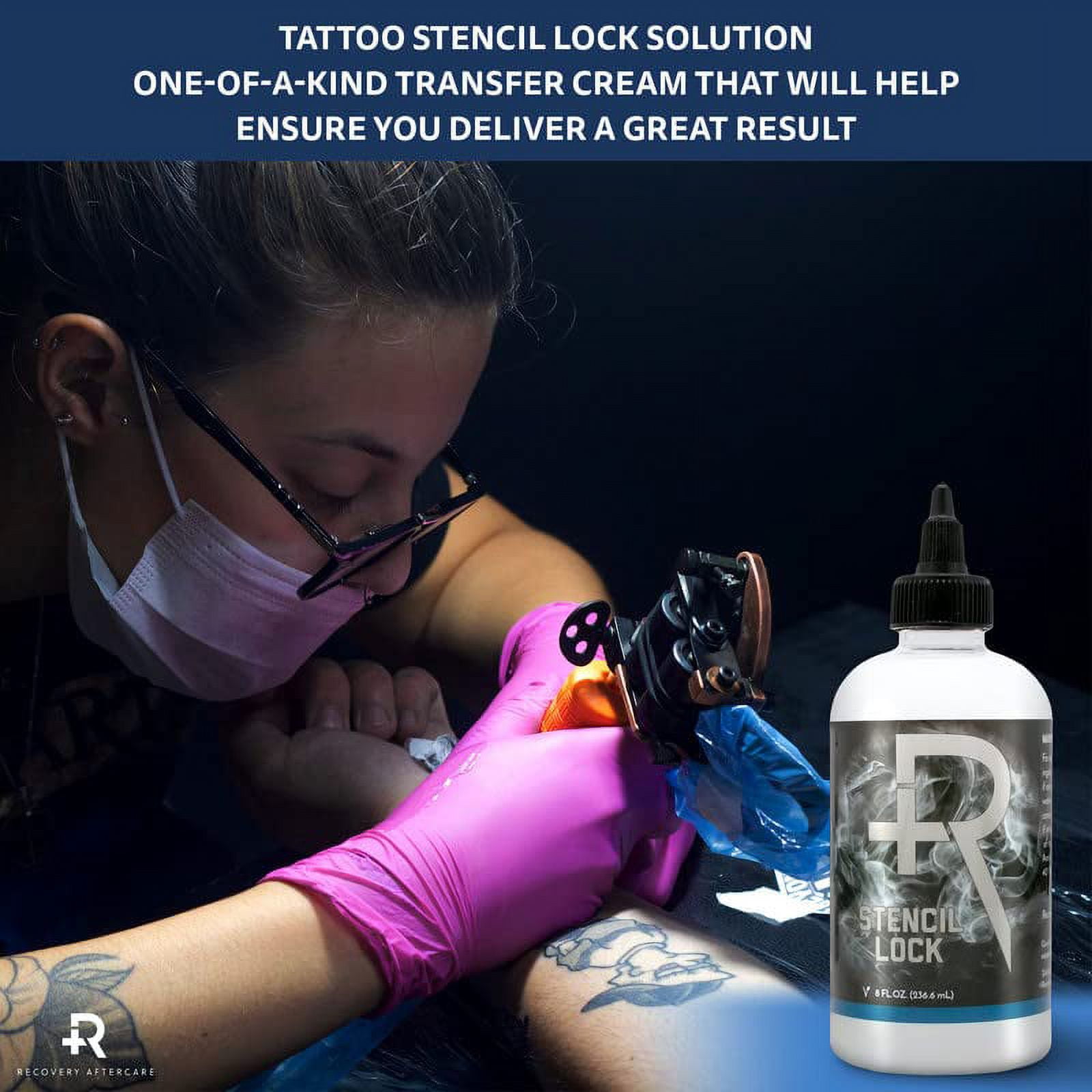 240ml Tattoo Transfer Gel Solution, Clear Patterns Safe Gentle